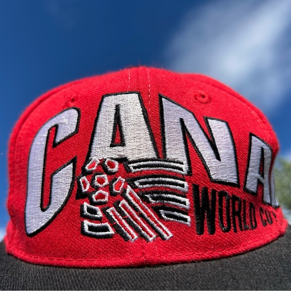Vintage World Cup 1994 ⚽️ Team Canada Soccer snapback cap hat Apex Football - Picture 4 of 17